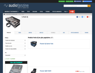 pack-dj.audiofanzine.com screenshot