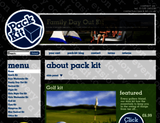 pack-kit.co.uk screenshot