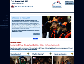 pack260.org screenshot