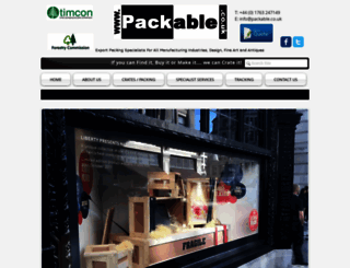 packable.co.uk screenshot