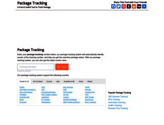 packagetracking.org screenshot