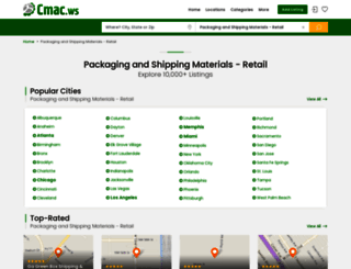 packaging-and-shipping-material-retailers.cmac.ws screenshot