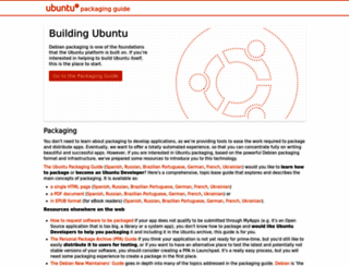 packaging.ubuntu.com screenshot