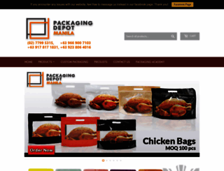 packagingdepotmanila.com screenshot