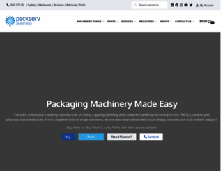 packagingmachineryaustralia.com.au screenshot