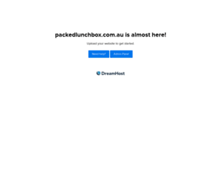 packedlunchbox.com.au screenshot