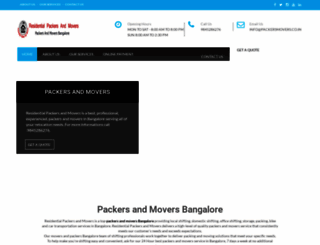 packersmovers.co.in screenshot