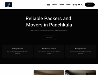 packersmoverspanchkula.com screenshot