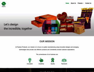 packersproducts.com screenshot