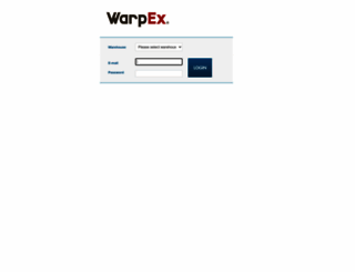 packing.warpex.com screenshot