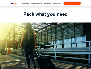 packinglistonline.com screenshot