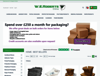 packingsupplies.co.uk screenshot