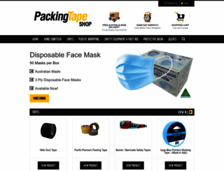 packingtapeshop.com.au screenshot
