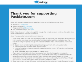 packlate.com screenshot