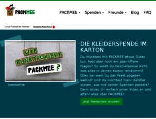 packmee.org screenshot