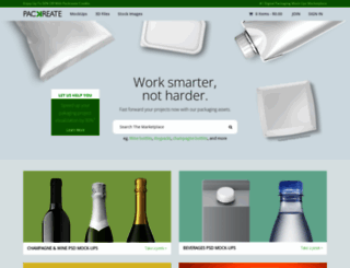 packreate.com screenshot