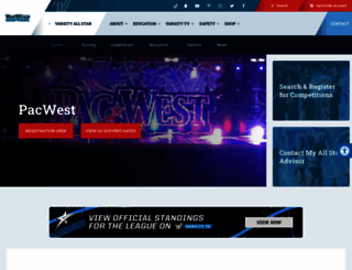 pacwest.varsity.com screenshot
