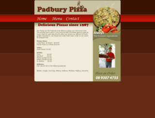 padburypizza.com.au screenshot