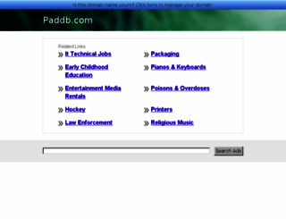 paddb.com screenshot