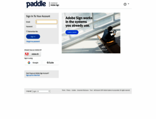 paddle.echosign.com screenshot