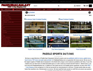 paddleballgalaxy.com screenshot