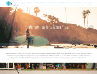paddleboardbliss.com screenshot