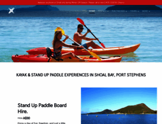 paddleportstephens.com.au screenshot