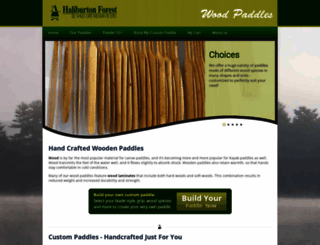 paddles.haliburtonforest.com screenshot
