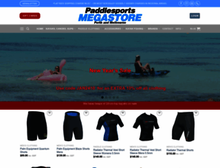 paddlesportsmegastore.com.au screenshot