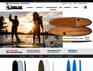 paddlesurfwarehouse.com screenshot