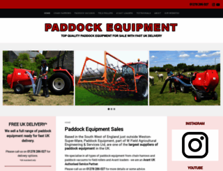 paddockequipment.co.uk screenshot