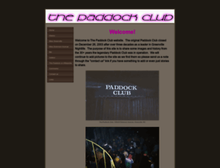 paddocknightclub.com screenshot
