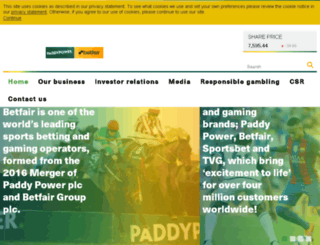 paddypowerplc.com screenshot