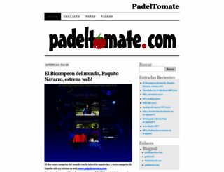 padeltomate.wordpress.com screenshot