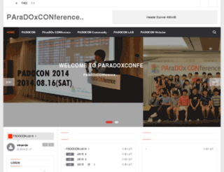 padocon.org screenshot