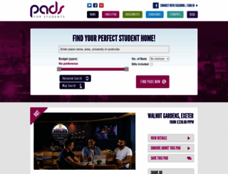 padsforstudents.co.uk screenshot