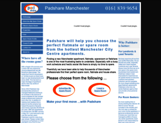 padshare.co.uk screenshot