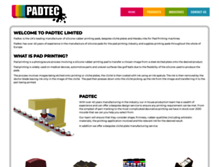 padtec.co.uk screenshot