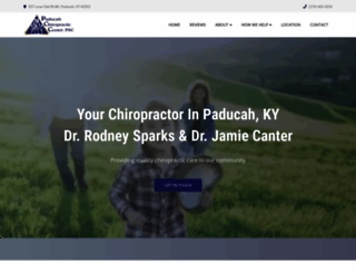 paducahchiropractic.com screenshot