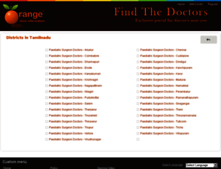 paediatric-surgeon.findthedoctors.info screenshot