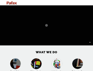 pafax.co.uk screenshot