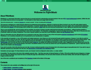 paformusic.info screenshot