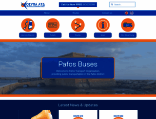 pafosbuses.com screenshot