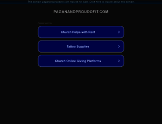 paganandproudofit.com screenshot