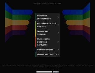 paganearthalliance.org screenshot