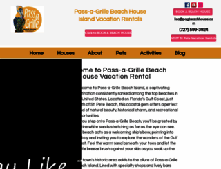 pagbeachhouse.com screenshot