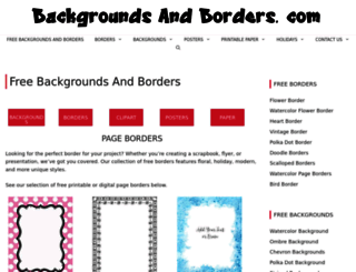 page-borders.com screenshot