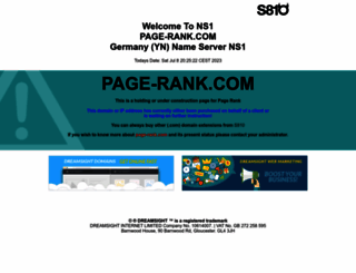 page-rank.com screenshot