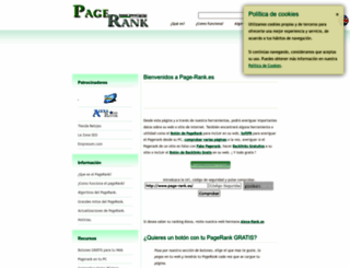 page-rank.es screenshot