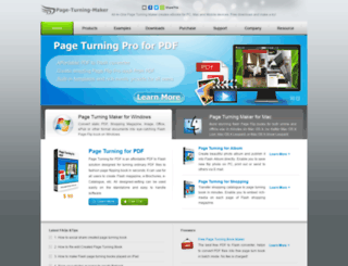 page-turning-maker.com screenshot